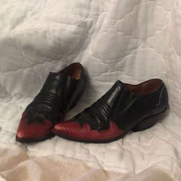 low cowboy boots womens